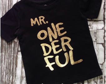 Mr Onderful shirt, mr onderful top, First Birthday outfit boy, Mr onderful, mr onderful boys birthday shirt, boys first birthday shirt, firs