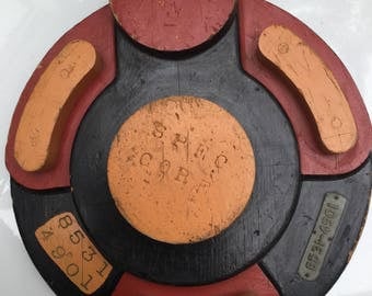Vintage industrial foundry pattern / industrial mold / foundry form