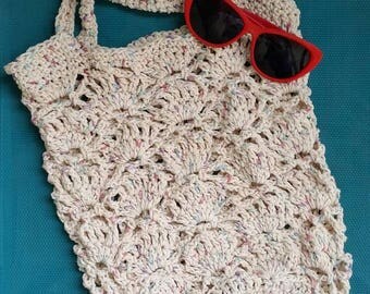crochet market bag for beginners