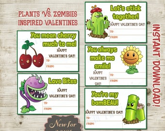 Plants vs zombies | Etsy