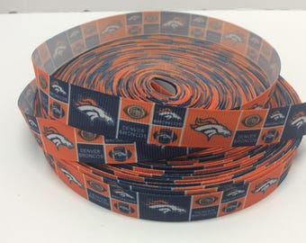 Denver bronco fabric | Etsy
