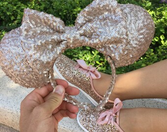 Rose Gold Minnie Mouse Ears