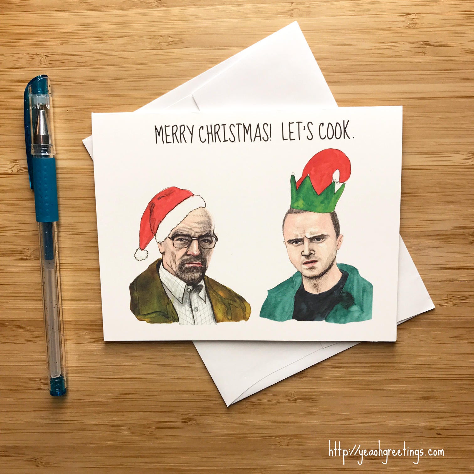 Breaking Bad Christmas Card Breaking Bad Card Breaking Bad