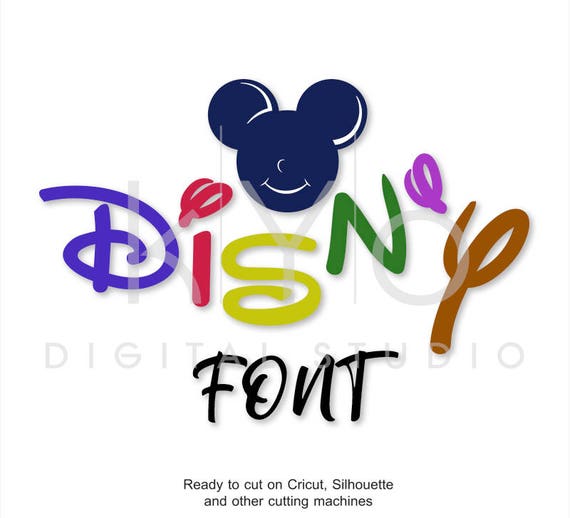 Download Disney font SVG Alphabet Letters Bundle cut files for Cricut