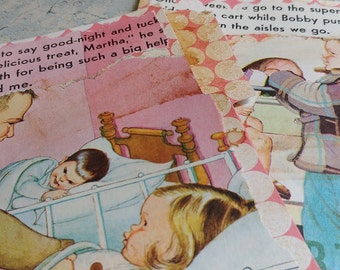 2 x Altered Vintage Kids Folders