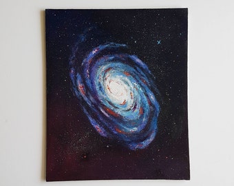 Galaxy painting | Etsy