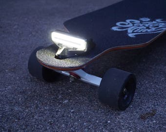 ILLume Light/TailLight - E-Board / Longboard  / Skateboard - Universal Mount w/ Quick Release, Rechargeable, High Output Lights
