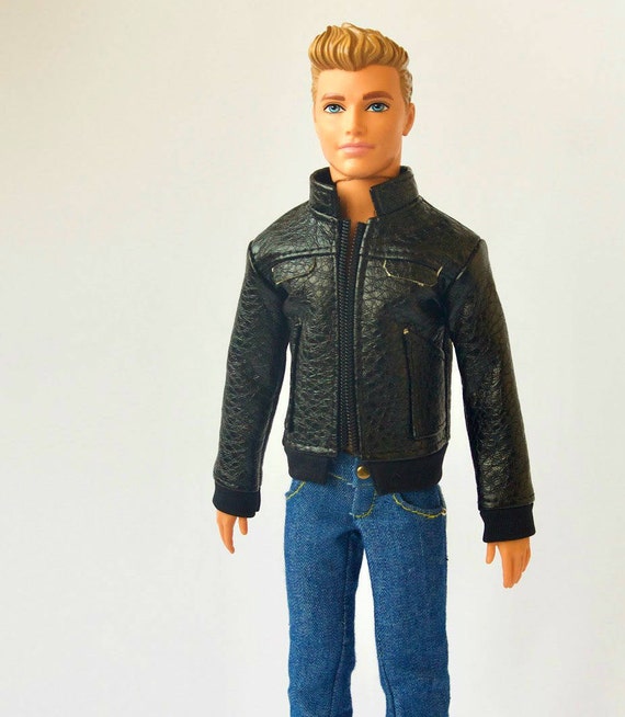 Barbie clothes Ken doll clothes Ken leather jacket