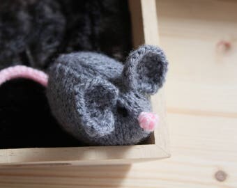Doudou Souris En Crochet Fait Main – Amigurumi Tout Doux, Neuf
