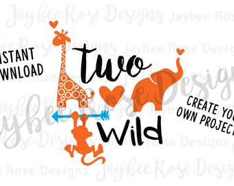 Download Two wild svg | Etsy