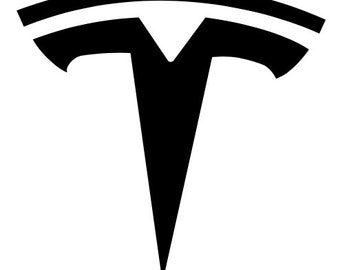 Tesla Model X Tailgate T Logo Accent Decal
