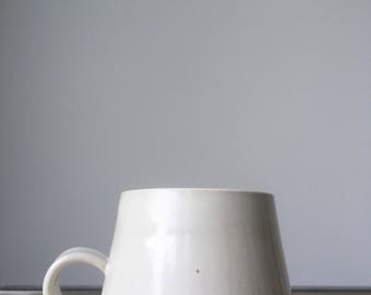 Pottery Mug | Handmade Mug | White Ceramic Mug