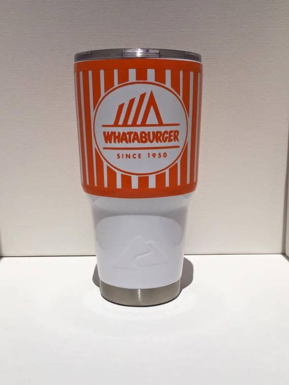 Whataburger cup decal