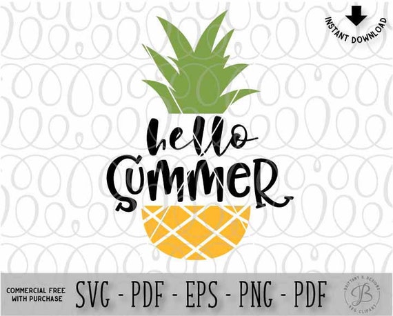 Download Hello summer svg Summer svg Pineapple svg Summer cut file
