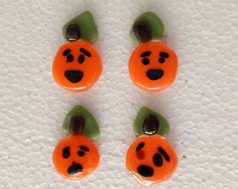Small Fused Glass Pumpkins