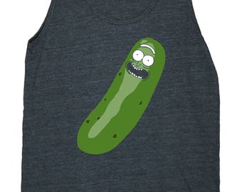 Pickle Rick Rick and Morty Men's American Apparel Tank Top