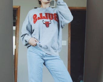 bulls vintage sweatshirt