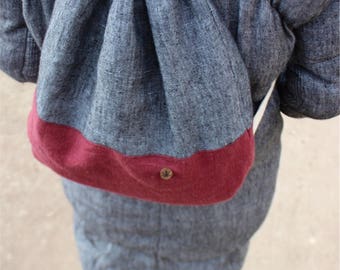 Hemp Bag, Hemp Backpack, Unisex, Organic Fashion, Handmade, Vegan, 100% Hemp