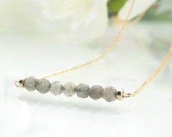 Chakra Necklace Labradorite Necklace Healing Necklace Healing Crystal Necklace Crystal Energy Necklace Protective Crystal Protective Jewelry