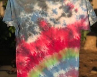 tie dye rainbow t-shirt