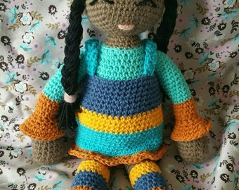 Happy smiling doll with lovely color