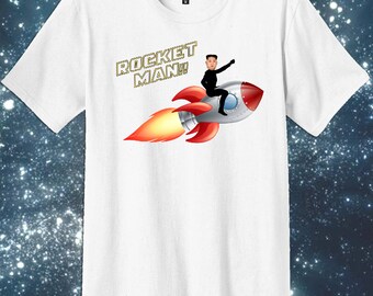 rocket man tee shirts