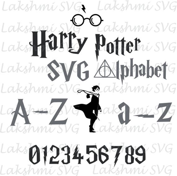 Harry Potter Alphabet SVG Harry Potter Letters SVGHarry
