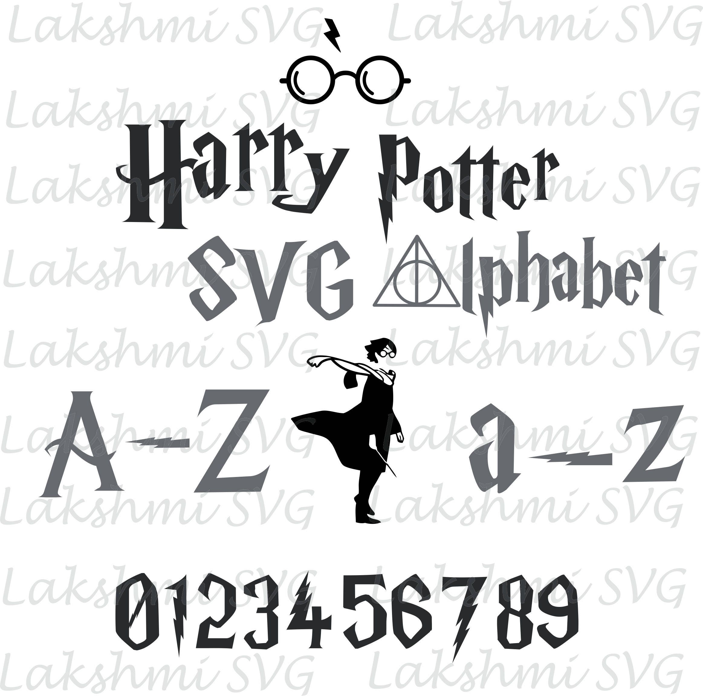 Download Harry Potter Alphabet SVG, Harry Potter Letters SVG,Harry ...