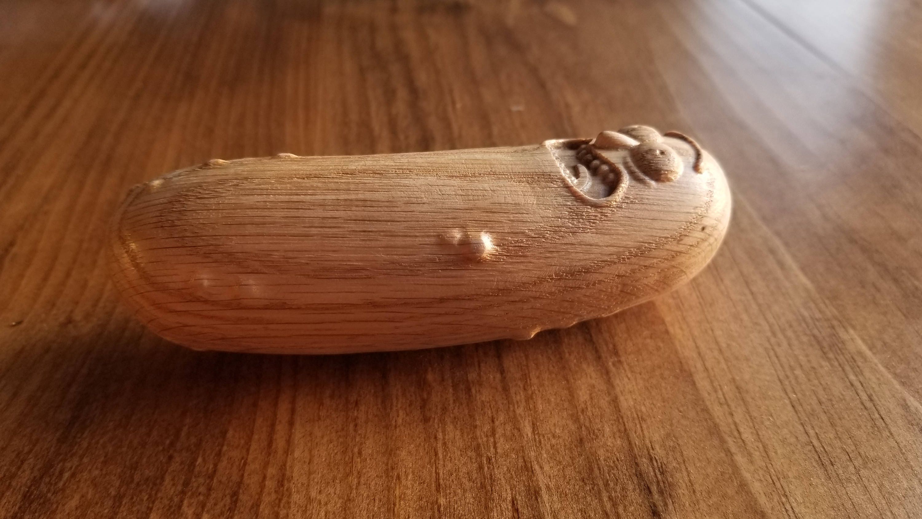 Check out my wooden Pickle Rick r/rickandmorty