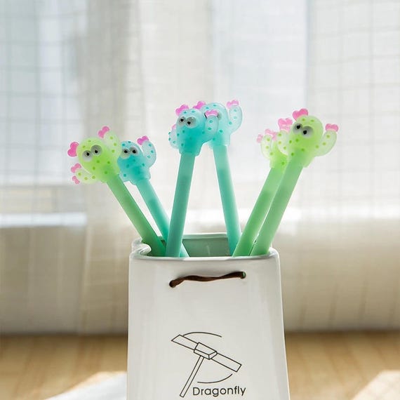 silly cactus pen 0 38mm black ink 2pcs pen from silly cactus pen 0 38mm black ink 2pcs pen from