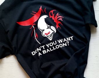 scary clown shirt