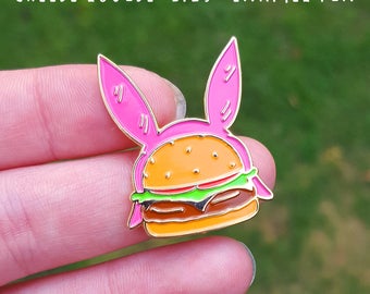 Cheese Louise Enamel Pin