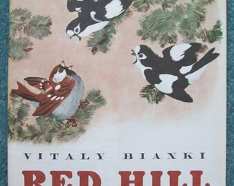 Red Hill Russian Children's Book in English Purchased In Russia in 1985 ... FREE SHIPPING!!