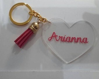 Portachiave a cuore personalizzato