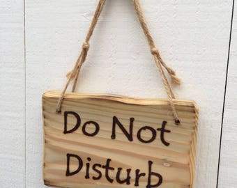 Do not disturb sign | Etsy