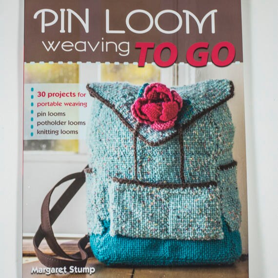 Pin Loom Weaving To Go Soft Cover Book by Margaret Stump Pin