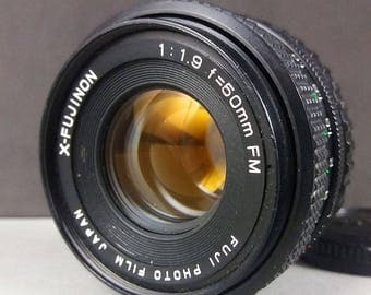 Fuji Fujifilm FM 50mm F1.9 X- Fujinon 35mm lens FX mount series w/ cap