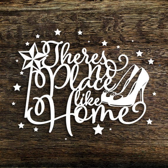 Download Papercut Template 'No Place Like Home' Wizard of Oz ...