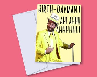 It's Always Sunny in Philladelphia Birthday Card, Dayman Birthday Card, It's Always Sunny Funny Birthday Card, Dayman Charlie Birthday Card