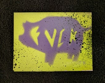 F*** Pigs - Mature Content - Handmade Sticker - Anti Police - Protest - Black Lives Matter
