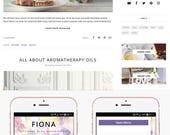 Blogger Template Responsive, Blogger Theme, Premade Blogger Templates, Blogger Template Minimal, Blogger Blog, Blogspot - Fiona