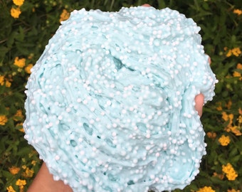 Scented Sky Blue Crunchy Floam Slime