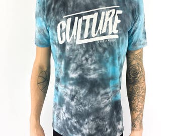 sky tie dye shirt