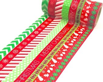 Holiday washi tape | Etsy