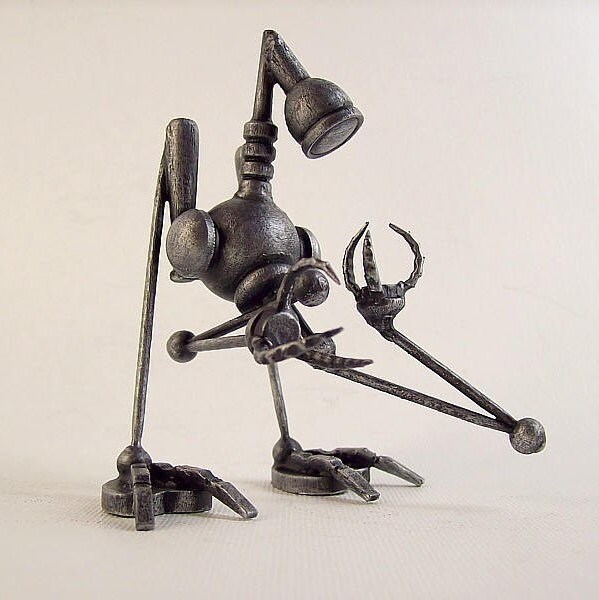 Robot Sculpture Robot Art Science Fiction Gift Miniature Bot