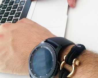Mens Bracelet / Paracord Bracelet /Paracord Summer Bracelet / Summer Bracelet / Cord Bracelet / Paracord Mens Bracelet / Black Bracelet