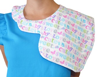 Cuzy Baby Burp Rags - This Handmade Baby Girl Burp Cloth Set Makes a Unique Baby Gift