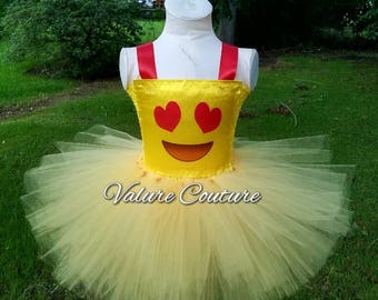 Emoji Tutu Dress | Etsy Emoji Tutu Dress | Etsy