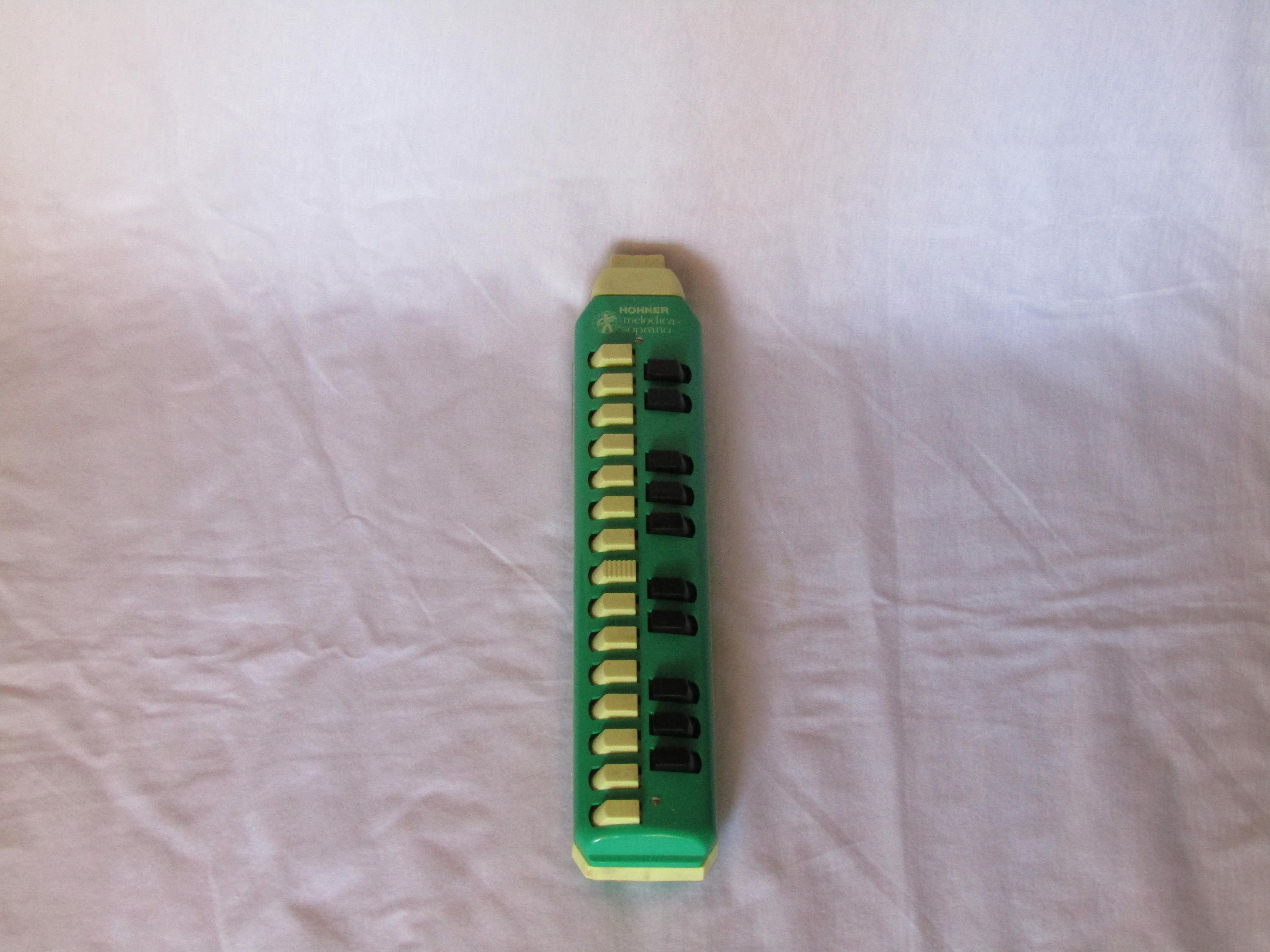 rare old Hohner Soprano dark green Melodica Musical Instrument
