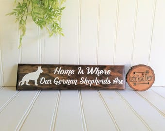 German Shepherd Sign - Military Dog Sign- Police Dog Sign - Rustic German Shepherd Sign - German Shepherd Decor - German Shepherd Gift, Pet
